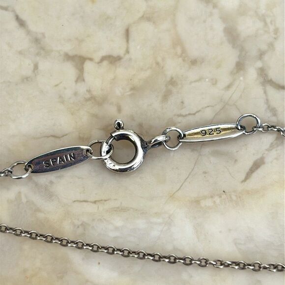 Tiffany & Co. Elsa Peretti Starfish Diamond Sterling Silver Necklace - Picture 11 of 15